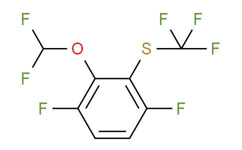 CAS No. 1807176-19-7, 1,4-Difluoro-2-difluoromethoxy-3-(trifluoromethylthio)benzene