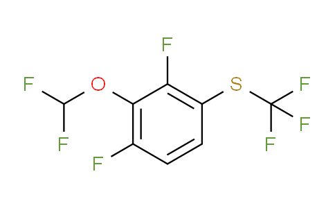 CAS No. 1804898-35-8, 1,3-Difluoro-2-difluoromethoxy-4-(trifluoromethylthio)benzene