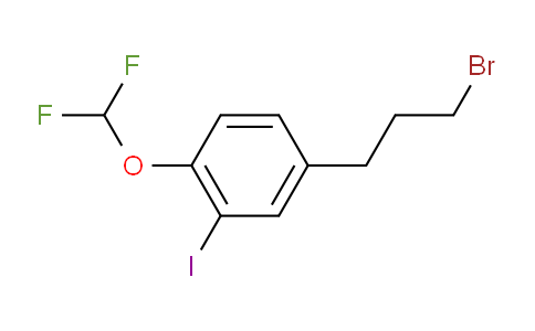 CAS No. 1803887-71-9, 1-(3-Bromopropyl)-4-(difluoromethoxy)-3-iodobenzene