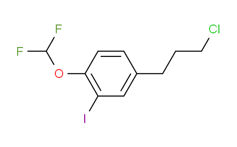 CAS No. 1806645-31-7, 1-(3-Chloropropyl)-4-(difluoromethoxy)-3-iodobenzene