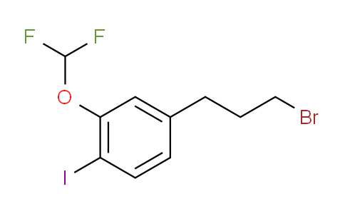 CAS No. 1805874-64-9, 1-(3-Bromopropyl)-3-(difluoromethoxy)-4-iodobenzene