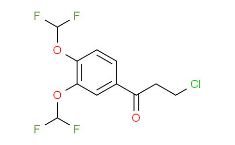 CAS No. 1804203-72-2, 1-(3,4-Bis(difluoromethoxy)phenyl)-3-chloropropan-1-one