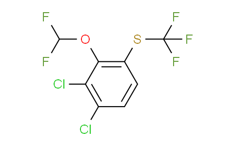 CAS No. 1807052-59-0, 1,2-Dichloro-3-difluoromethoxy-4-(trifluoromethylthio)benzene