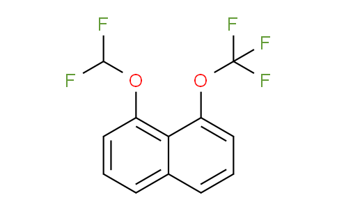CAS No. 1261562-07-5, 1-(Difluoromethoxy)-8-(trifluoromethoxy)naphthalene