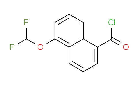 CAS No. 1261456-09-0, 1-(Difluoromethoxy)naphthalene-5-carbonyl chloride