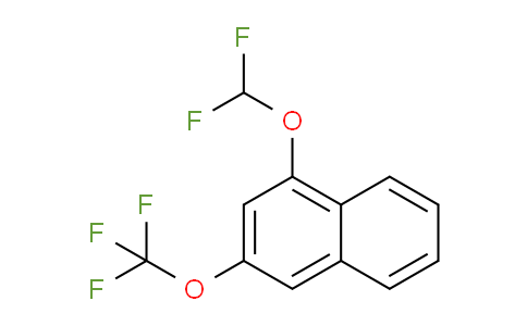 CAS No. 1261456-31-8, 1-(Difluoromethoxy)-3-(trifluoromethoxy)naphthalene