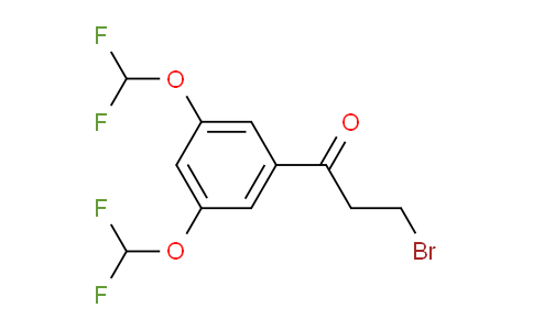 CAS No. 1804502-41-7, 1-(3,5-Bis(difluoromethoxy)phenyl)-3-bromopropan-1-one