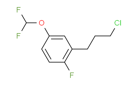 CAS No. 1806554-89-1, 1-(3-Chloropropyl)-5-(difluoromethoxy)-2-fluorobenzene