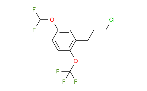 CAS No. 1803887-90-2, 1-(3-Chloropropyl)-5-(difluoromethoxy)-2-(trifluoromethoxy)benzene