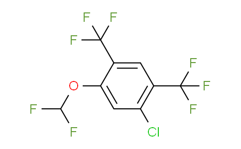 CAS No. 1805277-03-5, 1,5-Bis(trifluoromethyl)-2-chloro-4-(difluoromethoxy)benzene