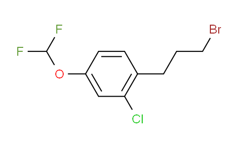 CAS No. 1806327-25-2, 1-(3-Bromopropyl)-2-chloro-4-(difluoromethoxy)benzene