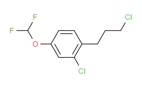CAS No. 1805681-20-2, 1-Chloro-2-(3-chloropropyl)-5-(difluoromethoxy)benzene