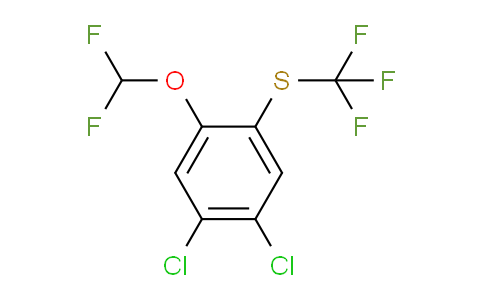 CAS No. 1806329-12-3, 1,2-Dichloro-4-difluoromethoxy-5-(trifluoromethylthio)benzene