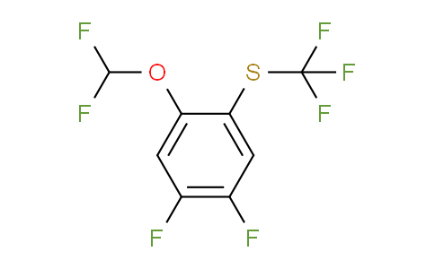 CAS No. 1803804-28-5, 1,2-Difluoro-4-difluoromethoxy-5-(trifluoromethylthio)benzene