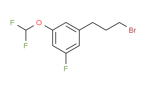 CAS No. 1804081-54-6, 1-(3-Bromopropyl)-3-(difluoromethoxy)-5-fluorobenzene