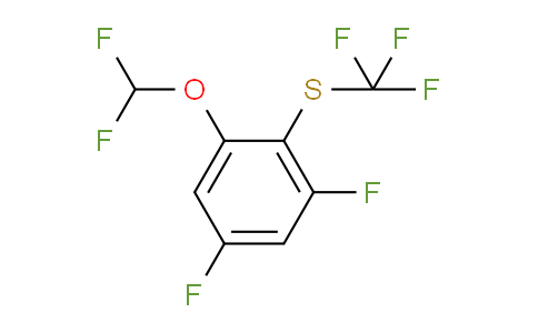 CAS No. 1803842-73-0, 1,5-Difluoro-3-difluoromethoxy-2-(trifluoromethylthio)benzene