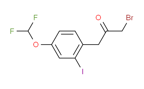CAS No. 1804084-51-2, 1-Bromo-3-(4-(difluoromethoxy)-2-iodophenyl)propan-2-one