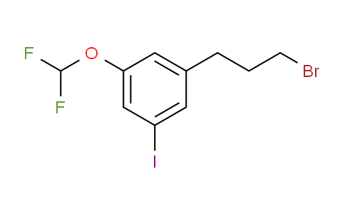 CAS No. 1806645-26-0, 1-(3-Bromopropyl)-3-(difluoromethoxy)-5-iodobenzene