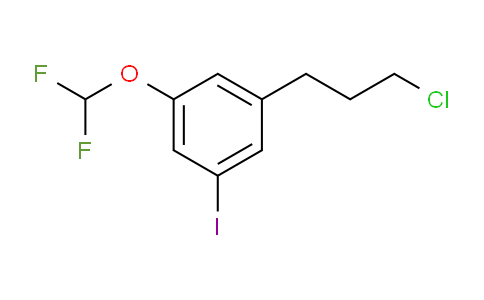 CAS No. 1806413-05-7, 1-(3-Chloropropyl)-3-(difluoromethoxy)-5-iodobenzene
