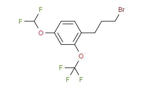 CAS No. 1806531-98-5, 1-(3-Bromopropyl)-4-(difluoromethoxy)-2-(trifluoromethoxy)benzene