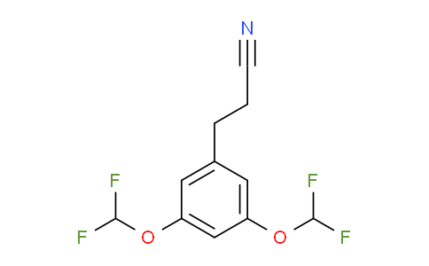 CAS No. 1803741-35-6, (3,5-Bis(difluoromethoxy)phenyl)propanenitrile