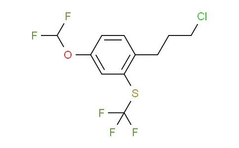 DY724224 | 1806649-70-6 | 1-(3-Chloropropyl)-4-(difluoromethoxy)-2-(trifluoromethylthio)benzene