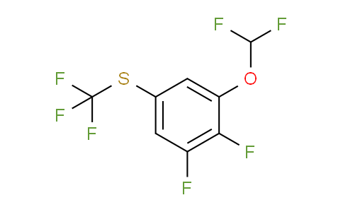 CAS No. 1803834-95-8, 1,2-Difluoro-3-difluoromethoxy-5-(trifluoromethylthio)benzene