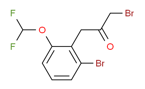 CAS No. 1806511-96-5, 1-Bromo-3-(2-bromo-6-(difluoromethoxy)phenyl)propan-2-one