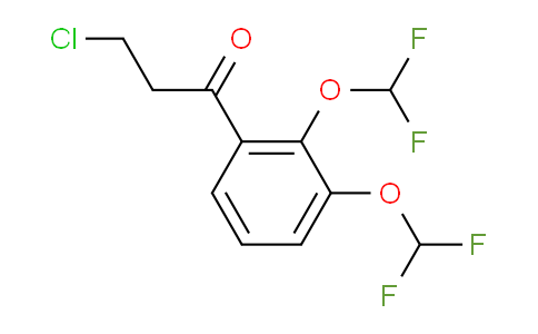 CAS No. 1804211-79-7, 1-(2,3-Bis(difluoromethoxy)phenyl)-3-chloropropan-1-one