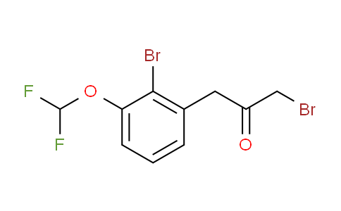 CAS No. 1803741-43-6, 1-Bromo-3-(2-bromo-3-(difluoromethoxy)phenyl)propan-2-one