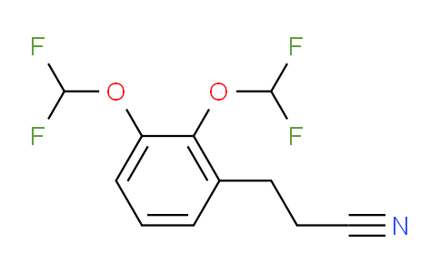 CAS No. 1803884-09-4, (2,3-Bis(difluoromethoxy)phenyl)propanenitrile