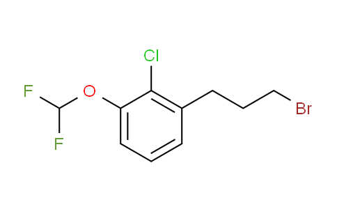 CAS No. 1806517-05-4, 1-(3-Bromopropyl)-2-chloro-3-(difluoromethoxy)benzene