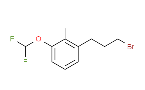 CAS No. 1806413-01-3, 1-(3-Bromopropyl)-3-(difluoromethoxy)-2-iodobenzene