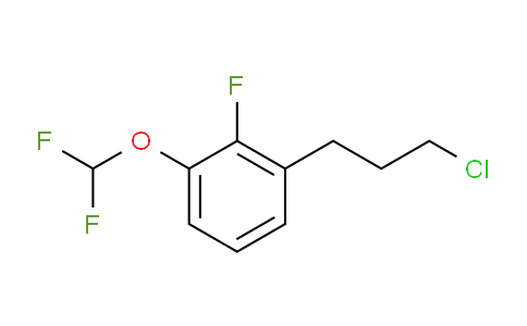 CAS No. 1804279-00-2, 1-(3-Chloropropyl)-3-(difluoromethoxy)-2-fluorobenzene