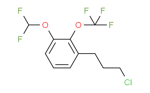 MC724251 | 1804226-90-1 | 1-(3-Chloropropyl)-3-(difluoromethoxy)-2-(trifluoromethoxy)benzene