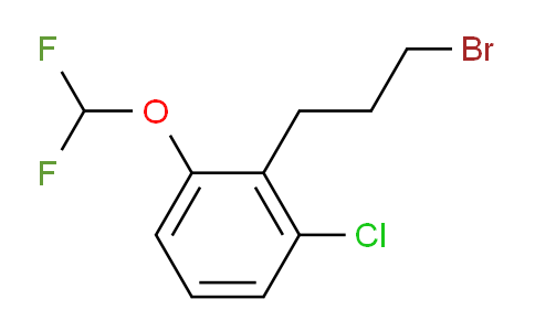 CAS No. 1806607-58-8, 1-(3-Bromopropyl)-2-chloro-6-(difluoromethoxy)benzene