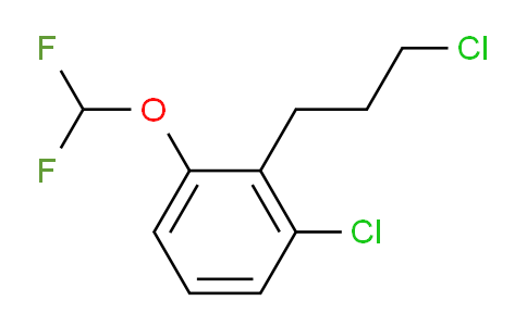 CAS No. 1804078-27-0, 1-Chloro-2-(3-chloropropyl)-3-(difluoromethoxy)benzene