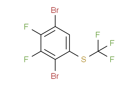 CAS No. 1806306-21-7, 1,4-Dibromo-2,3-difluoro-5-(trifluoromethylthio)benzene