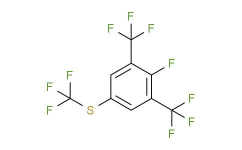CAS No. 1807121-19-2, 1,3-Bis(trifluoromethyl)-2-fluoro-5-(trifluoromethylthio)benzene