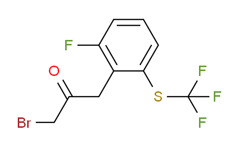 CAS No. 1806695-36-2, 1-Bromo-3-(2-fluoro-6-(trifluoromethylthio)phenyl)propan-2-one