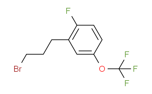 CAS No. 1806681-86-6, 1-(3-Bromopropyl)-2-fluoro-5-(trifluoromethoxy)benzene