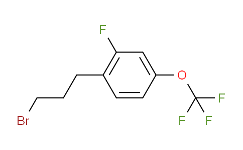 CAS No. 1806485-17-5, 1-(3-Bromopropyl)-2-fluoro-4-(trifluoromethoxy)benzene