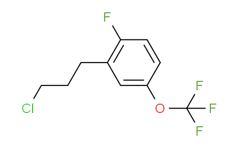 CAS No. 1805858-68-7, 1-(3-Chloropropyl)-2-fluoro-5-(trifluoromethoxy)benzene
