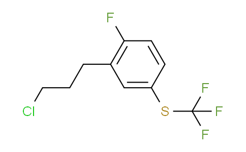 CAS No. 1805852-94-1, 1-(3-Chloropropyl)-2-fluoro-5-(trifluoromethylthio)benzene