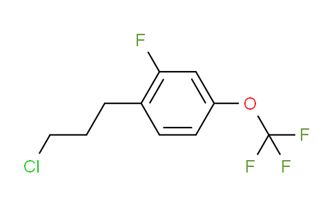 CAS No. 1806398-68-4, 1-(3-Chloropropyl)-2-fluoro-4-(trifluoromethoxy)benzene