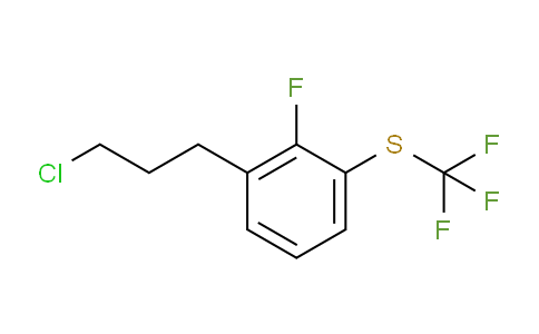 CAS No. 1804052-13-8, 1-(3-Chloropropyl)-2-fluoro-3-(trifluoromethylthio)benzene
