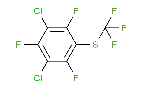 CAS No. 1803831-96-0, 1,3-Dichloro-2,4,6-trifluoro-5-(trifluoromethylthio)benzene