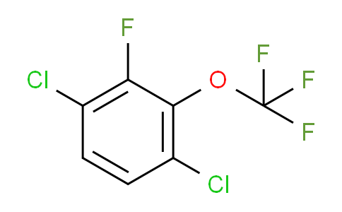 CAS No. 1804421-89-3, 1,4-Dichloro-2-fluoro-3-(trifluoromethoxy)benzene