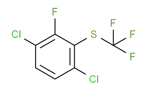 CAS No. 1806317-34-9, 1,4-Dichloro-2-fluoro-3-(trifluoromethylthio)benzene