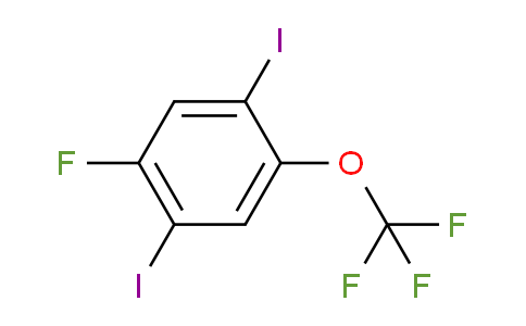 CAS No. 1805061-17-9, 1,4-Diiodo-2-fluoro-5-(trifluoromethoxy)benzene
